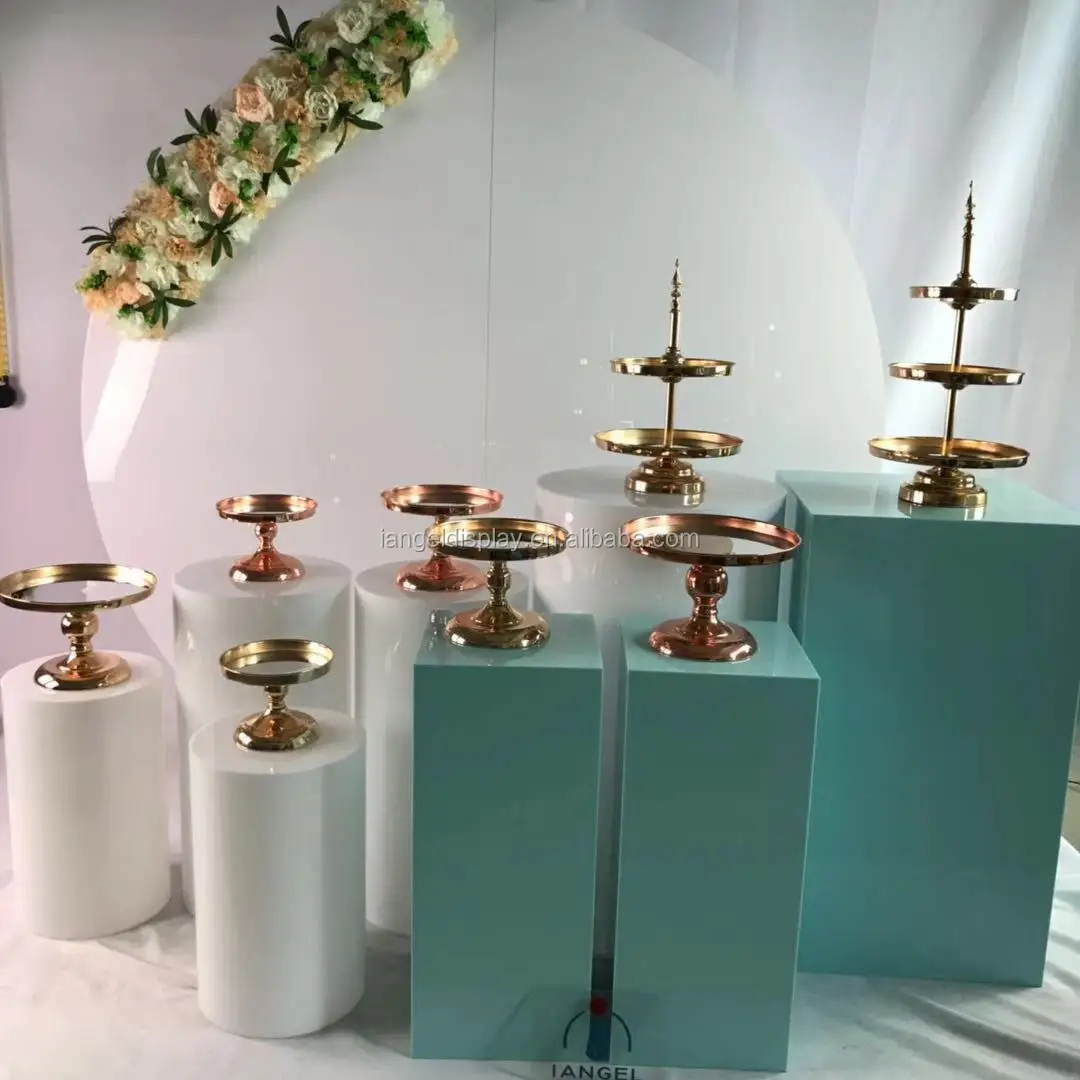Iangel Custom Plinths Display Acrylic Wedding Decoration Acrylic Plinth