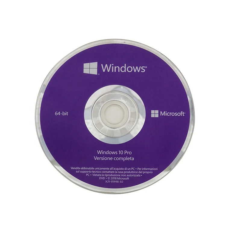 

Microsoft Windows 10 Pro key with Multi-Language DVD boxes