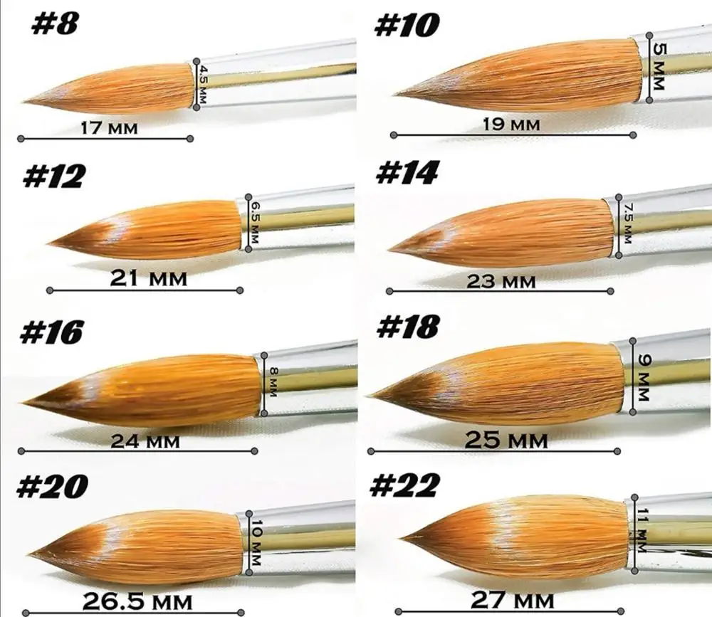 
New Fashion Nail Dust Clean and Beauty Art Brush with Soft Kolinsky Hair 