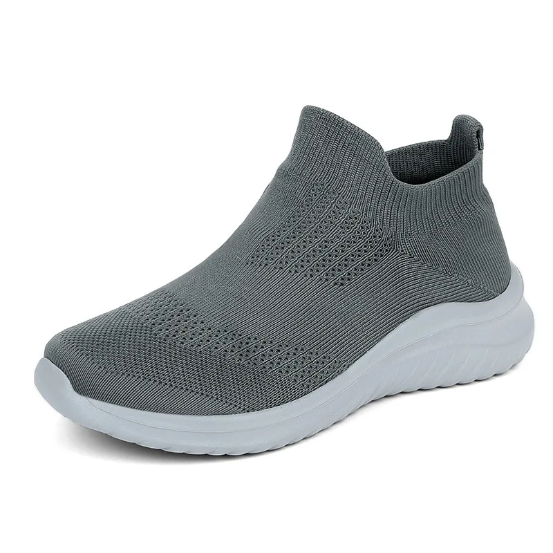 

Wholesale Midsole Material White Color Grey Color Walking Style Shoes with rubber outsole