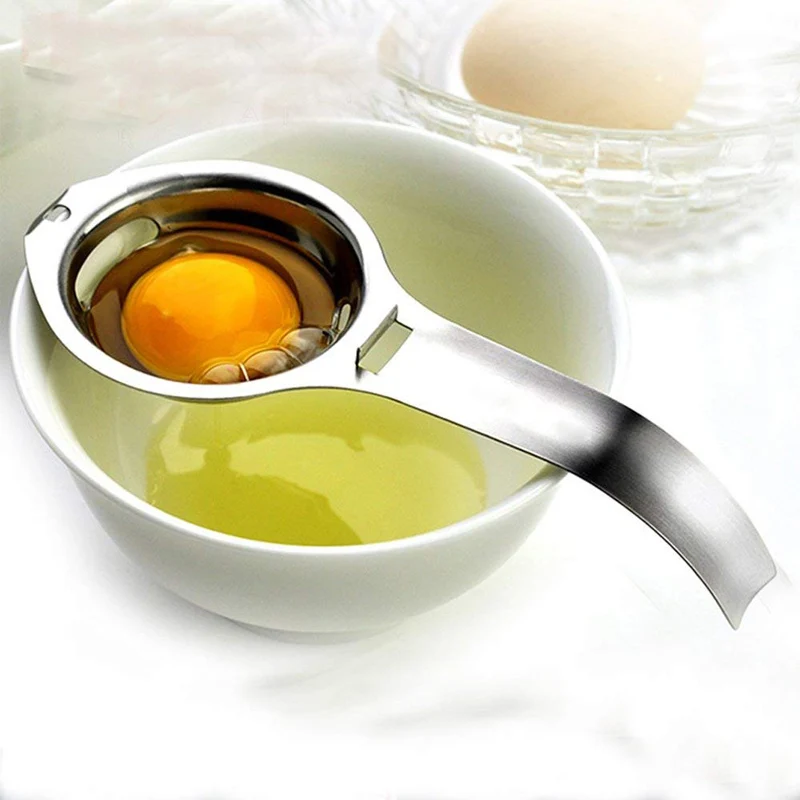 

CH6 High end 304 Stainless Steel Egg Separator Egg White Yolk Filter Separator tool for Cooking Kitchen Gadget