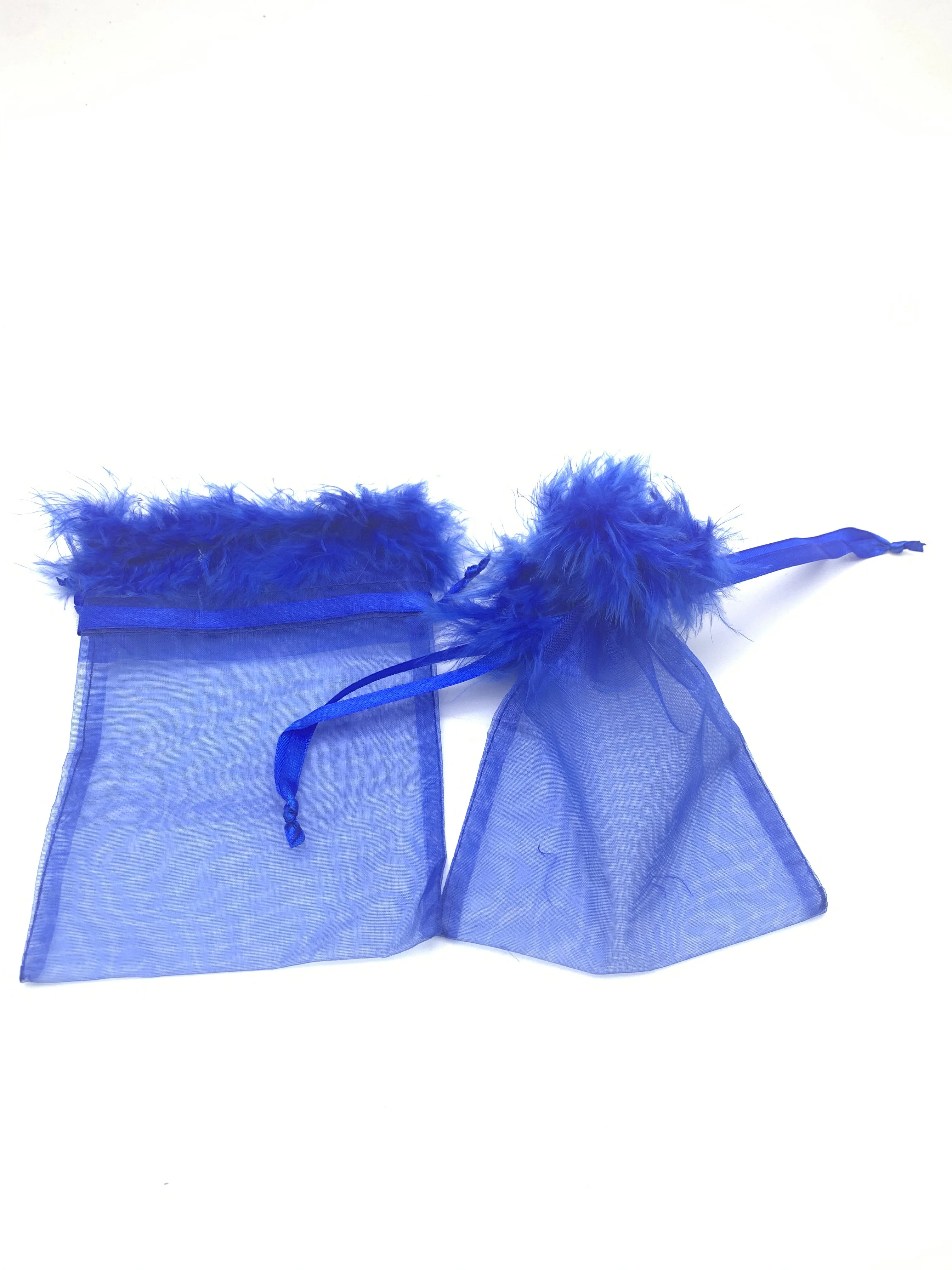 
Feather organza bags 