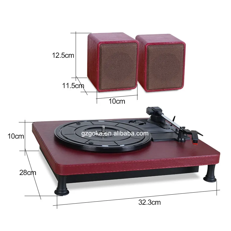 external speakers for record player