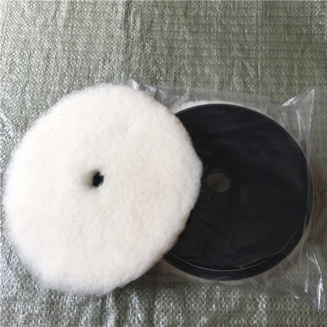 

100% Buffing Single Side Polishing rupes wool pads