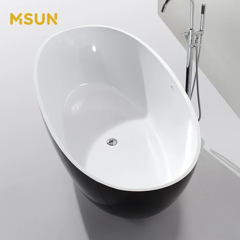 Msun Wholesale Freestanding Mini Small 1200mm Acrylic Bathtubs Solid