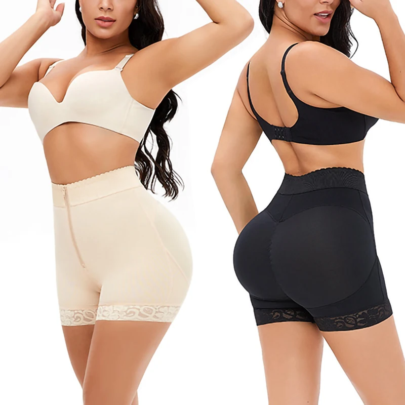 

Women Lower Belly Body Shaper Black Womens Waist Slimming Tummy Control Plus Size Zipper Hook Compression Shapewear