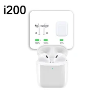 

high quality i200 tws Wireless charging headphone HIFI sound touch 1:1 pop-up window smart sensor earphone i200tws earbuds