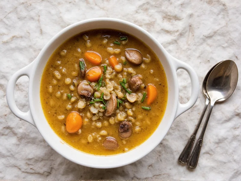 Mushroom & Barley Soup: Complete Guide & Recipe