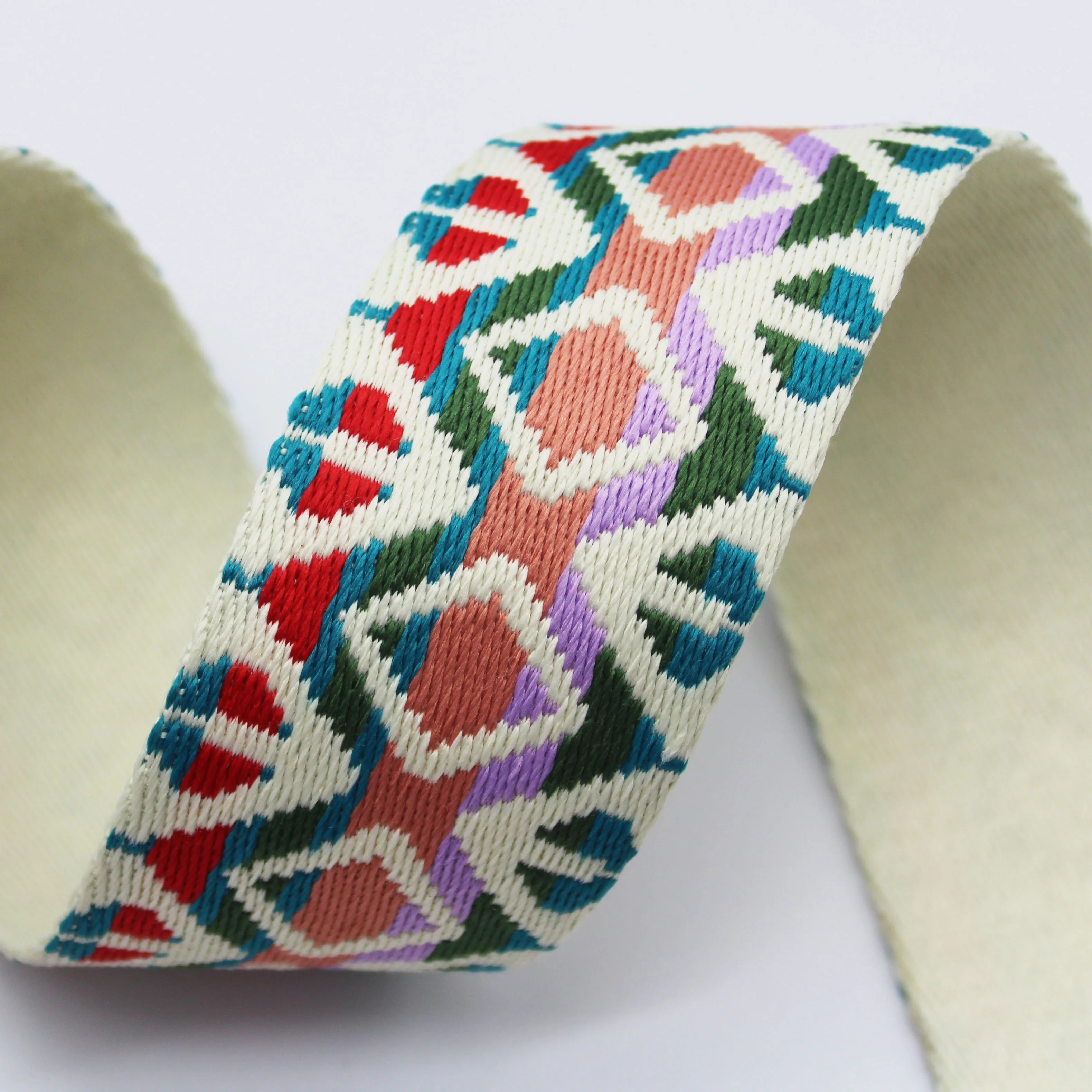 High Tenacity 2" Jacquard Webbing Durable 100% Polyester Strap-50mm