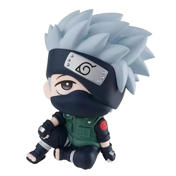

Hot selling Narutos action figures kawaii sitting position model hand office collection statue decoration