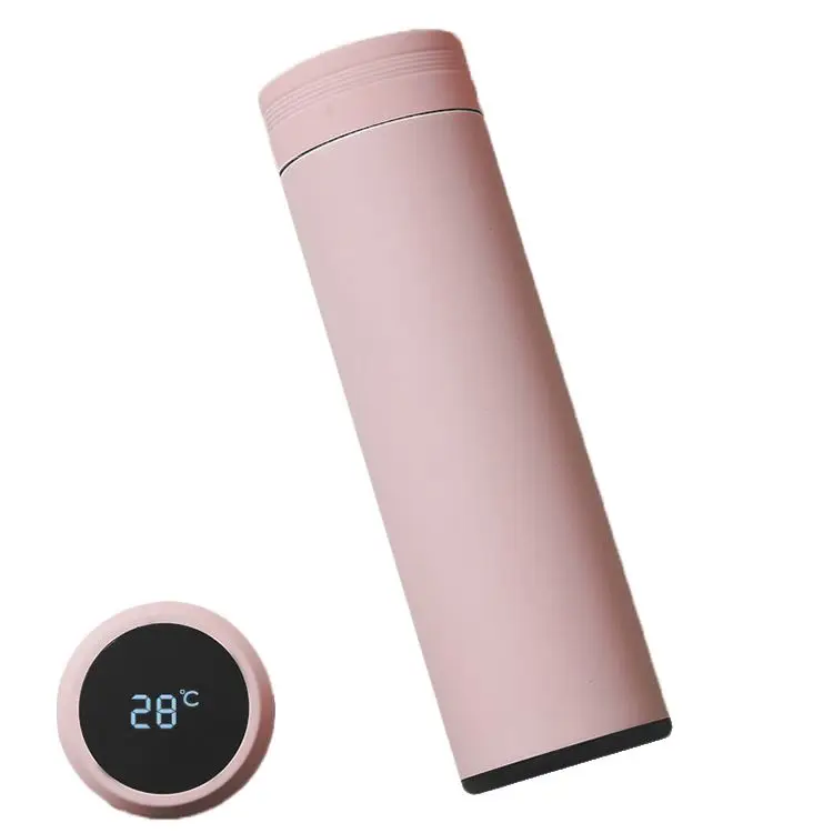 

LED Smart Temperature display Reminder termos Vacuum insulation Stainless Steel Smart Water Bottle with Custom Logo