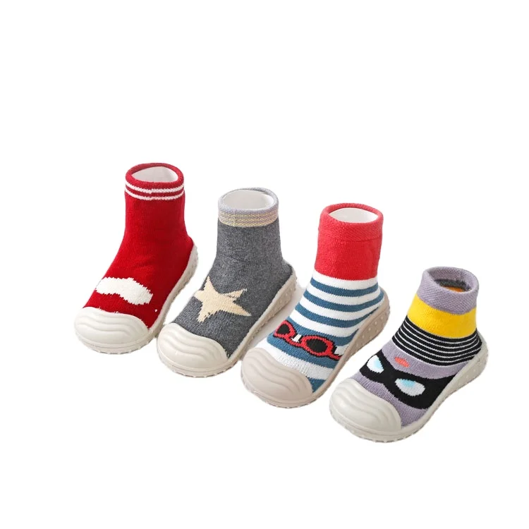 

2020 hot sale children's floor socks baby toddler socks baby shoes thick warm soft bottom waterproof floor shoes, Multi-colors