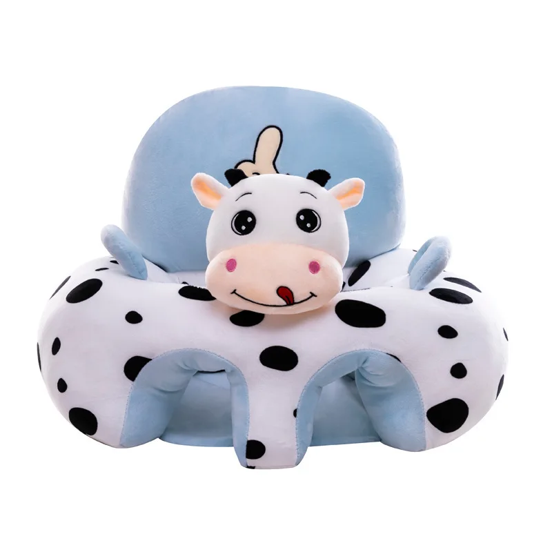 

Customized Baby Learning Seat Cartoon Infant Baby Feeding Plush Frog Security Sofa Toy Learn Seat Support Sofa Baby Sitting