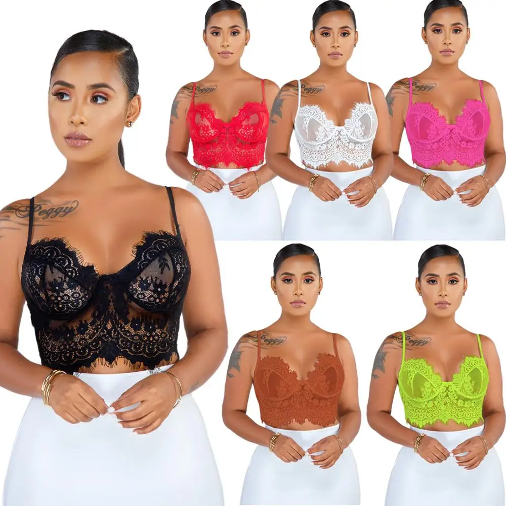 OB5251 women sexy solid lace transparent short t shirt