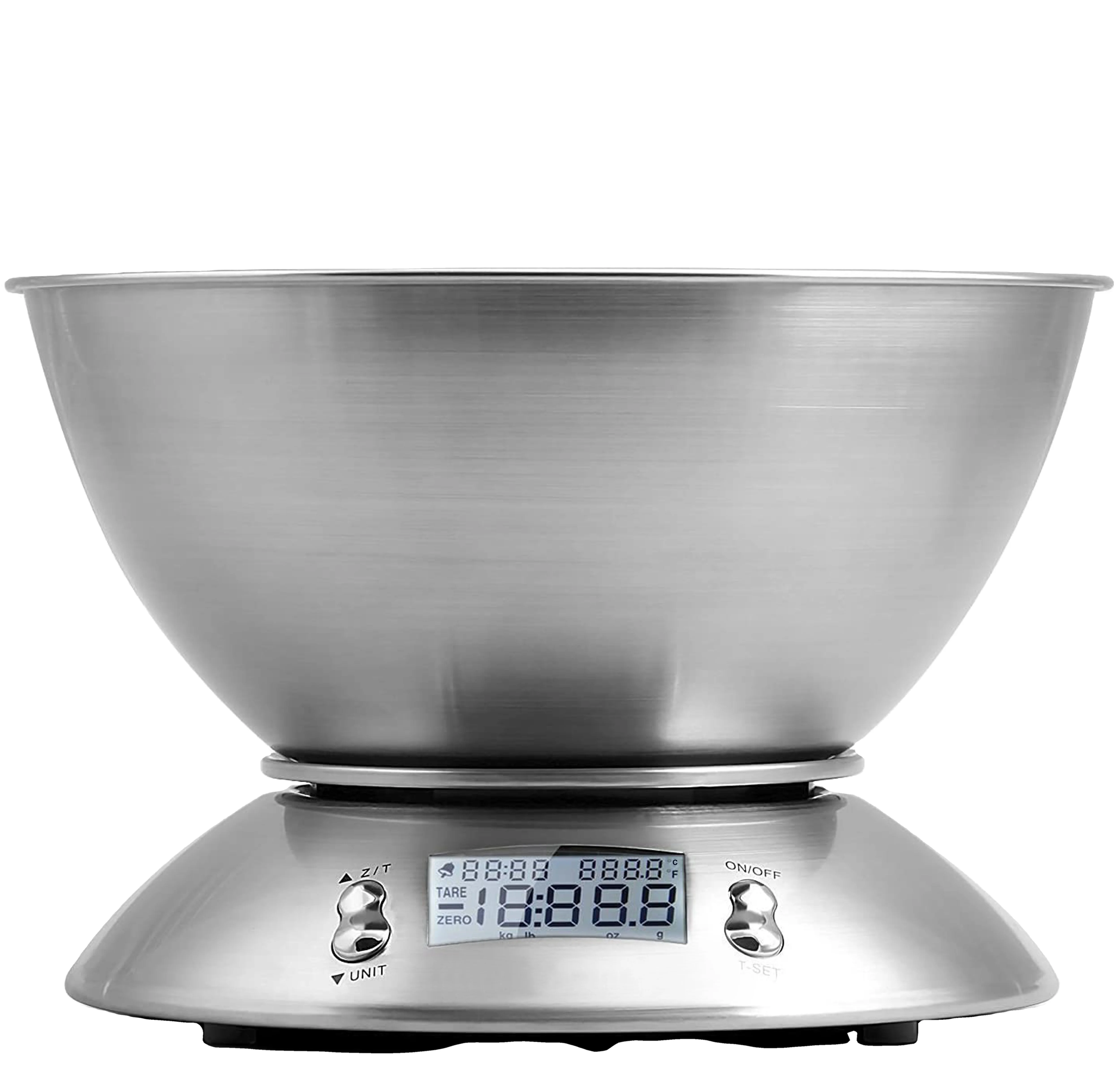 

Digital Kitchen Scale Stainless Steel Scale with Bowl 5KG Food Balance for Baking