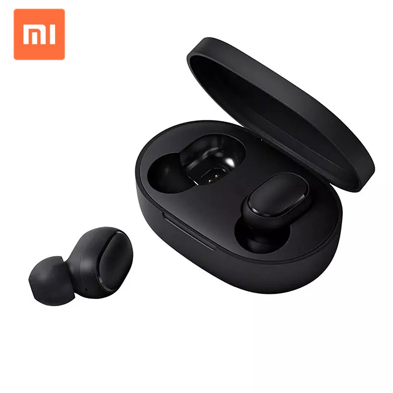 

High Quality Real Redmi AirDots V5.0+EDR for mi earphone In-ear BT Headphone xiaomi earphone, Black