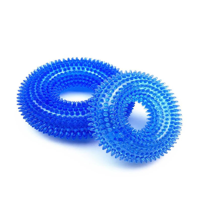 

Amazon Circle Ring Dog Toy Pet Teeth Cleaning Custom Dog Chewy Toy Natural Antler Dental Rubber Chew Toy, As below
