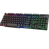 

WKM610 LED backlit waterproof gaming one hand keyboard cheap gaming keyboard