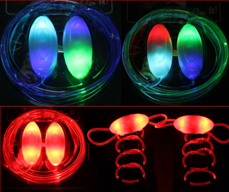 Color Changing Running Fashion Waterproof Night Shoestrings Led Glow Shoelace