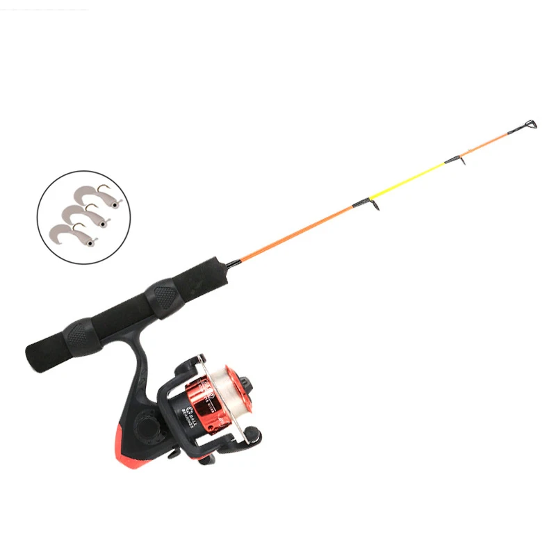 

Wholesale price Premium carbon fiber ice fishing rod reel set combo ice fishing rod