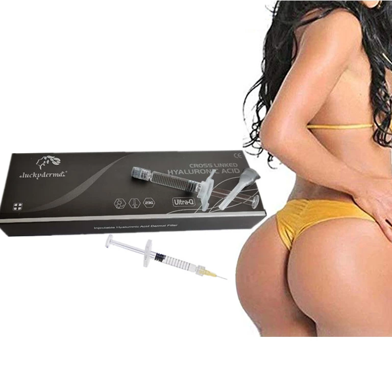 

injectable hyaluronic acid buttock augmentation injection filler breast enlargement HA dermal filler 10ml 20ml, Transparent