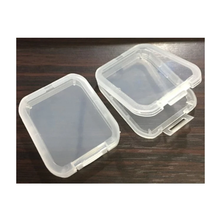 

52mm*42mm*8mm SD CF Memory Card Cases Holder Box Storage Hard Plastic Transparent Holder