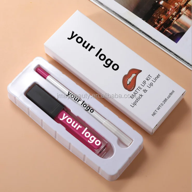 

Best Selling Private Label Name Branded Matte Lip Liner Makeup Lipstick Lip Kit