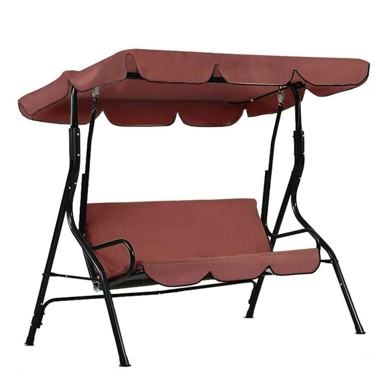 

Patio Swing Canopy Cover Set for 3 Seat Swing Waterproof Covers