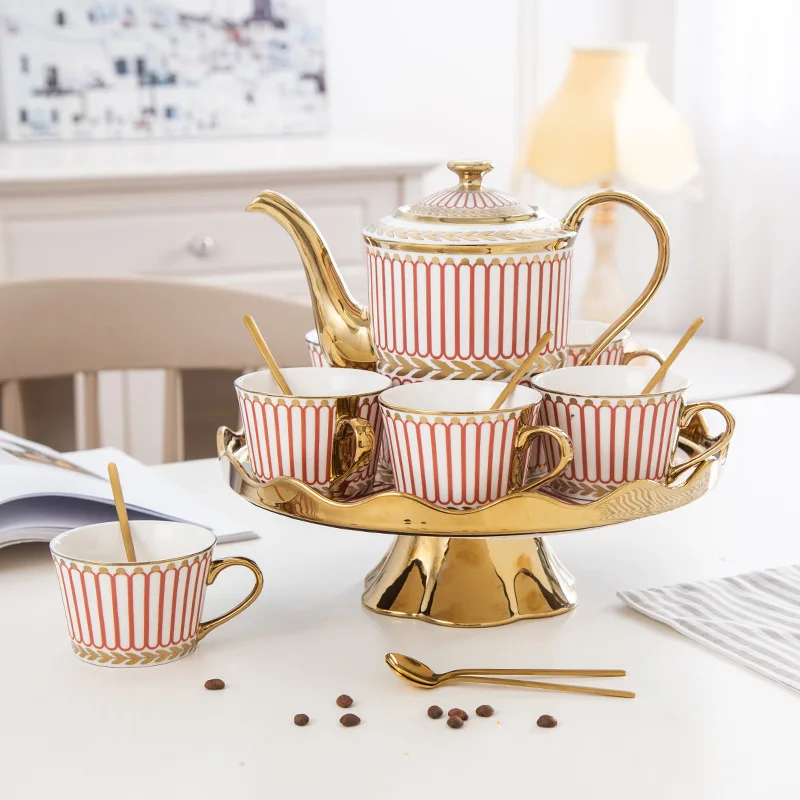 Rotatable Afternoon Tea Cup Set European Style Tea Set With Pot Buy
