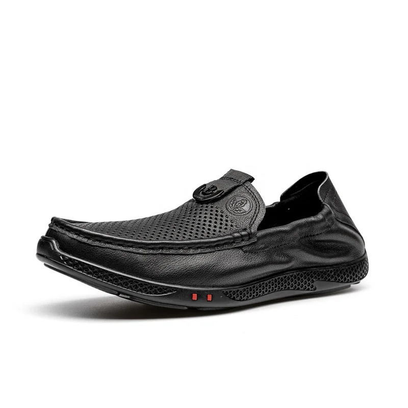 

Top Quality Leaveland Brand Comfortable Casual Softsole Laced Men's Leather Driving Shoes Moccasin Loafer, White black