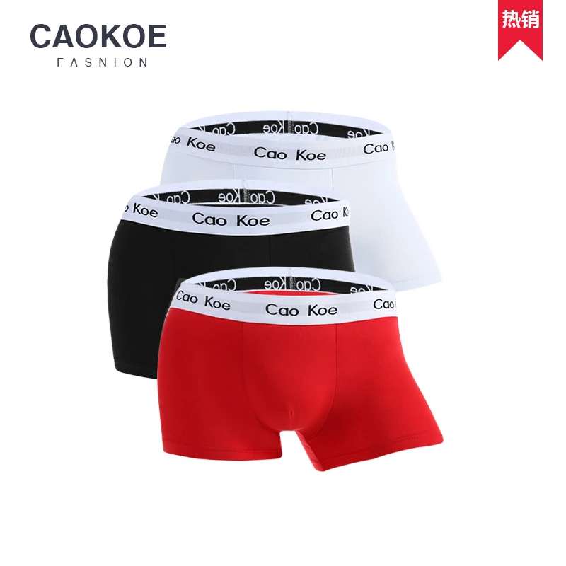 
2020 new design low prices low MOQ custom 95% pure cotton and 5% Spandex European Underwear Men 