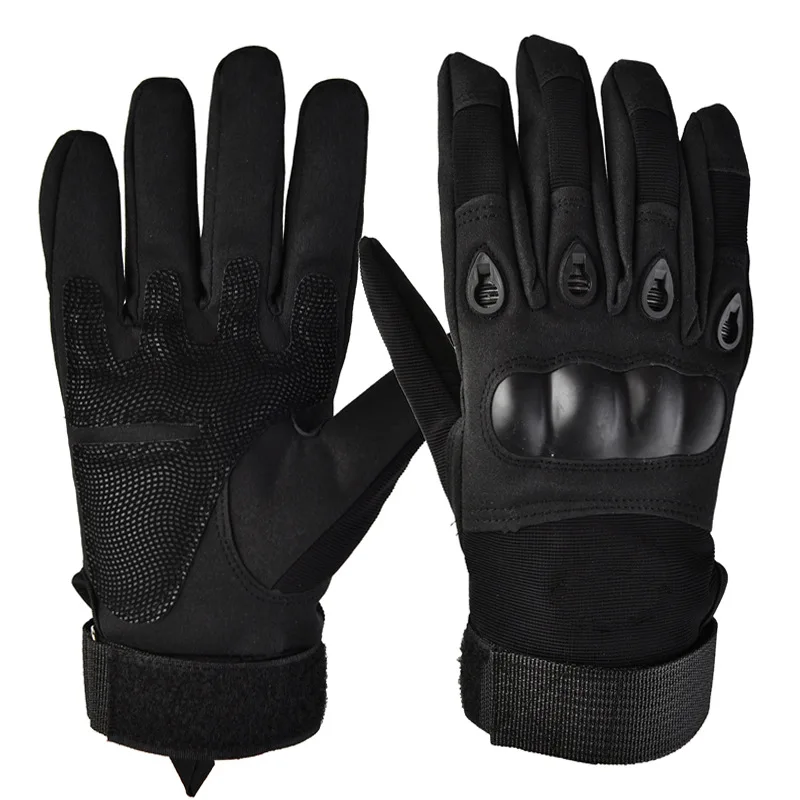 Factory Price Half and Full-Finger Tactical Sport Gloves Breathable Motorcycle Leather Knuckle for Camping Motorbike Enhanced
