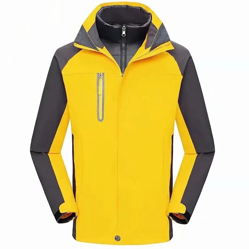 

Custom Men Wool Windbreaker Jackets Wholesale Casual Loose Fit Outdoor Plus Size Men's Jackets, Shown