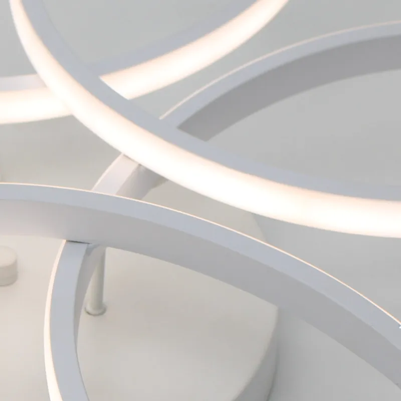 
Simple Indoor Led Lighting White Color Flower Shape Living Room Bedroom Modern Ceiling Lamp For Home 