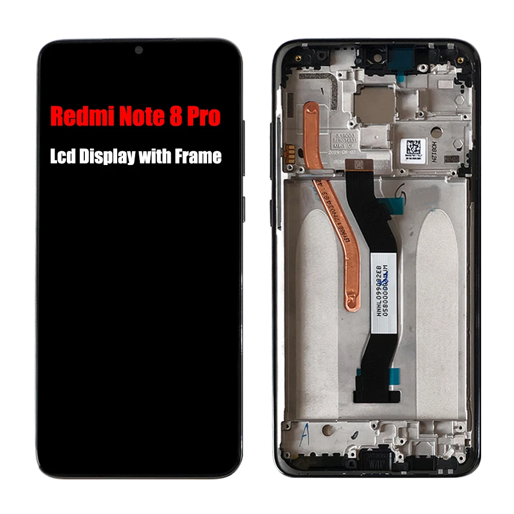 

LCD Display for Xiaomi Redmi Note 8 Pro Note8 Pro LCD Display Touch Screen Digitizer with Frame Replacement Kits