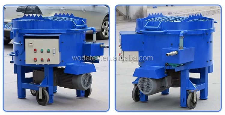 refractory pan mixer