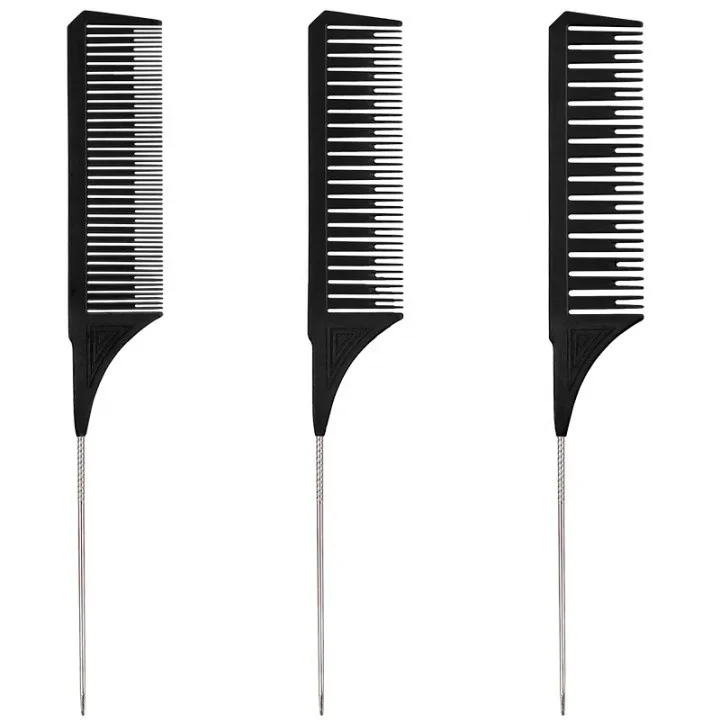

Vellen Salon Dyeing Styling Premium Pintail Fine Teeth Parting Teasing Rat Tail Comb for Highlight