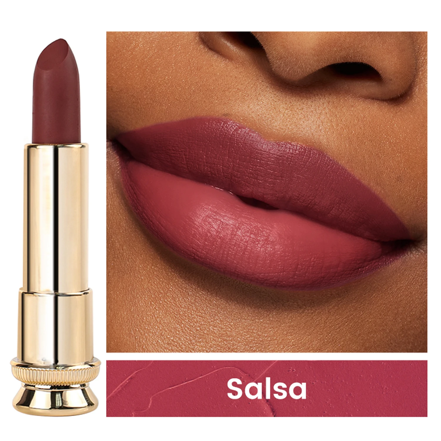New Design Vegan Matte Lipstick Hot Selling Waterproof Lipstick Custom Logo Available