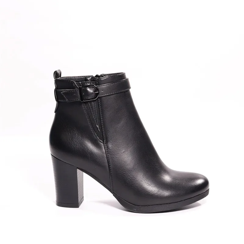 

Wholesale winter outdoor cheap waterproof fashion boot heels for ladies, Picture