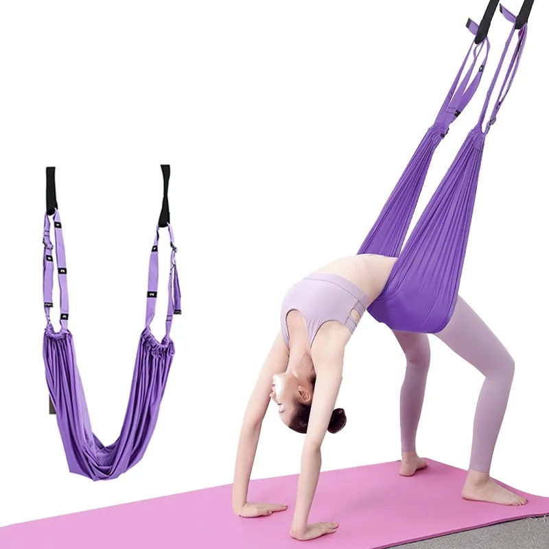 

Walright Support Colorful Antigravity Hamaca Air Aerial Para Yoga Hammock Silk Fabric Swing Stand Hardware Hammock Set For Yoga, Oem