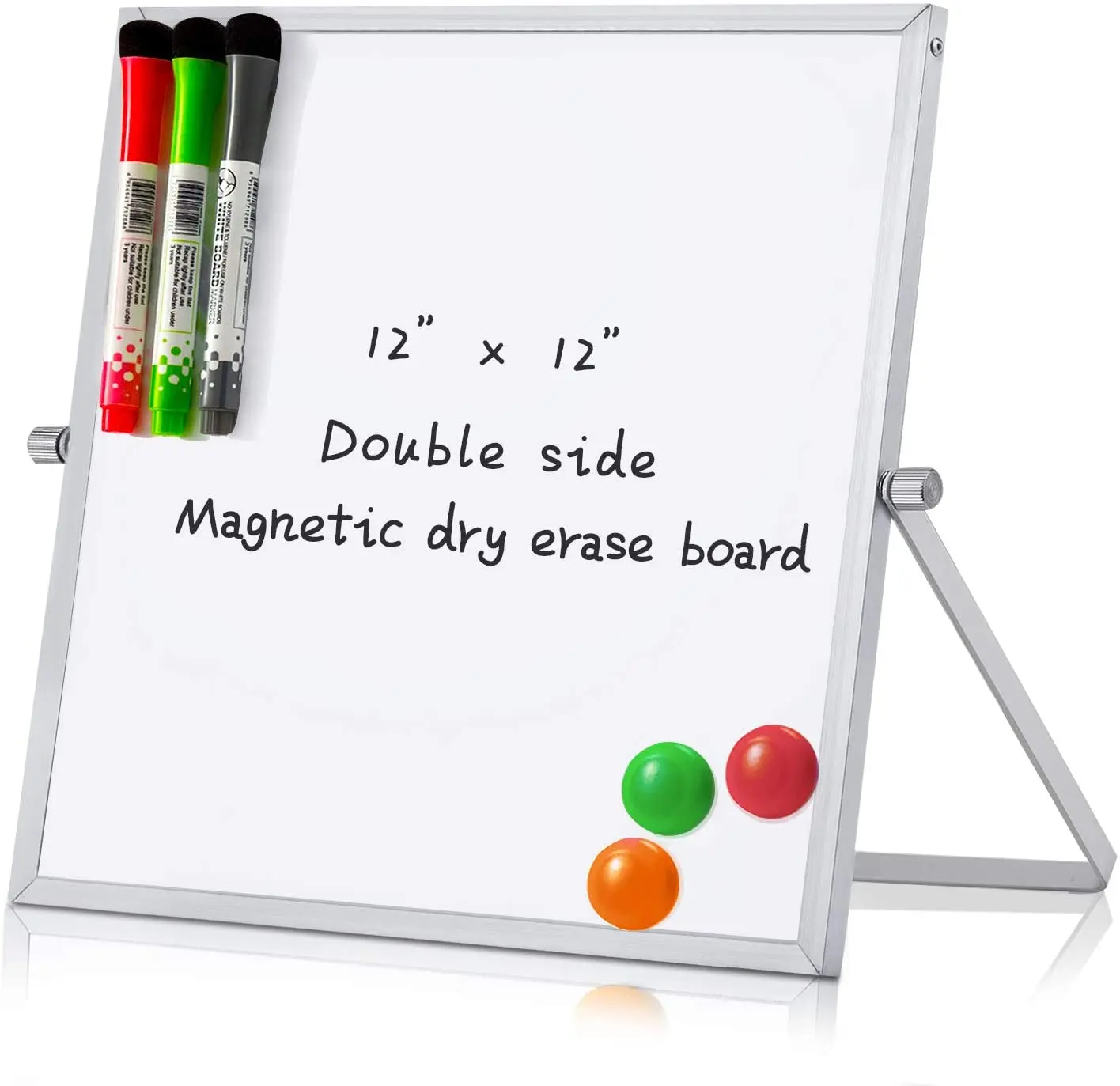 
Double sided desktop mini foldable magnetic dry erase white board  (62148900180)