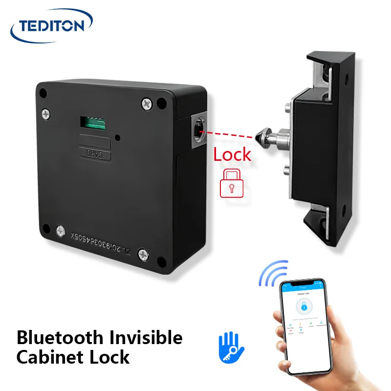 

TTlock app BLE APP Smart Phone Home Office Private Locker Drawer RFID card Invisible Hidden Rfid Cabinet Lock