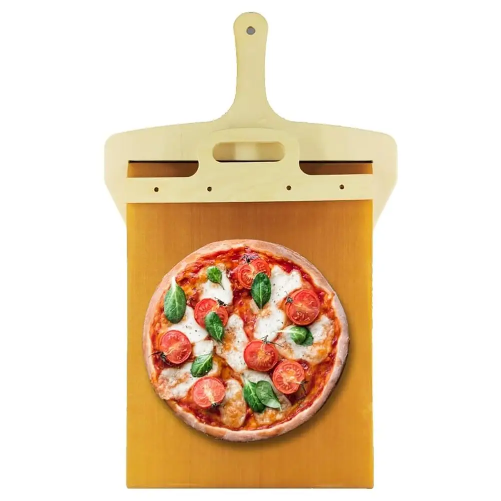 

Hot Sale Baking wooden pizza peel shovel pizza cutter paddle vegetable fruits cutting board pizza tools