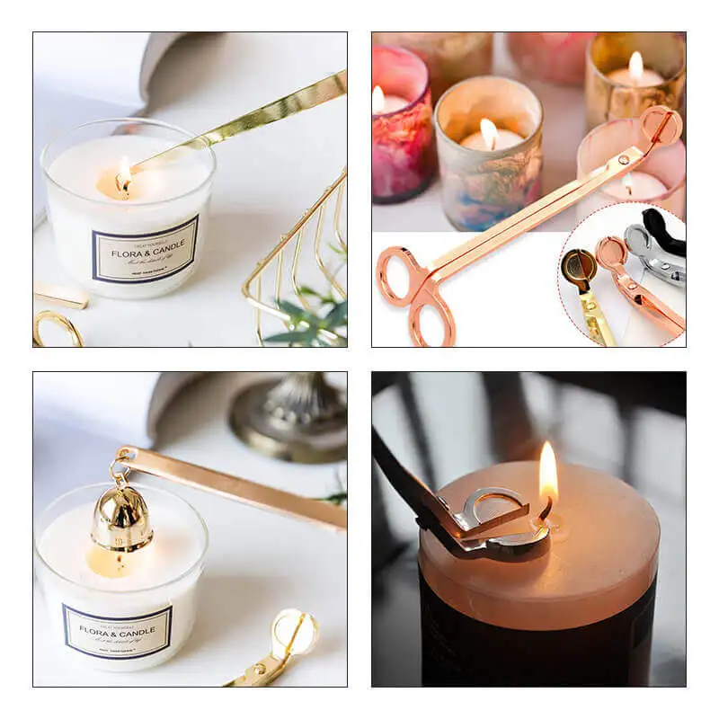 Hot Sell Rose Gold 3cr13 Stainless Steel Customizable Tools Pack Candle