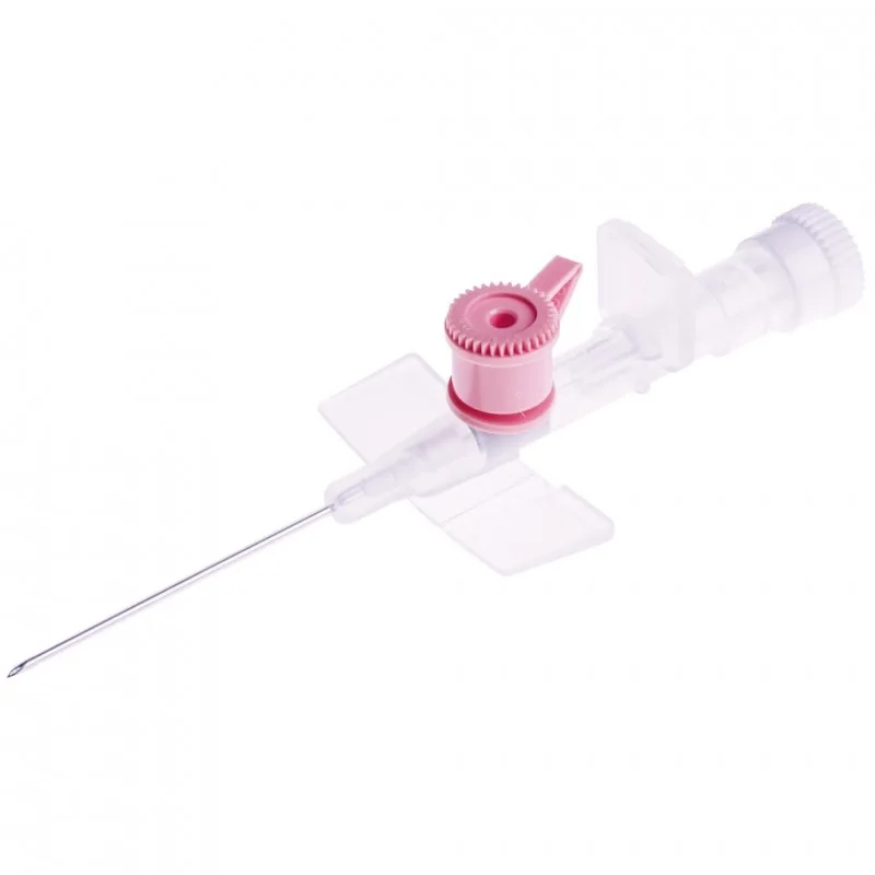 
Iv cannula catheter with injection port 