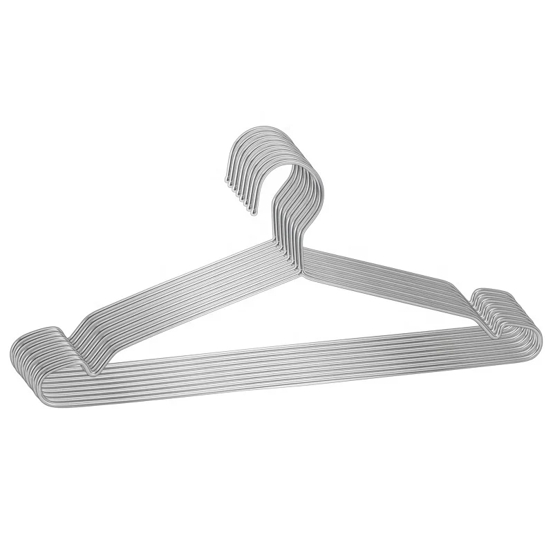 

Wholesale Stainless Steel Strong Metal Wire Hangers Coat Hanger, Silver