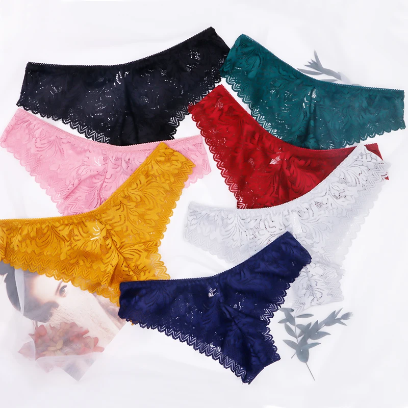 

hottest sale Women panties Ladies Briefs Ice Silk Sexy Lace Panties Seamless Transparent Underwear lingerie, Picture shows