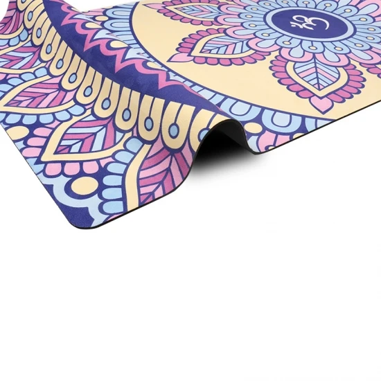 

Luxury Printing Ultra Thin Rubber Yoga Towel Mat Folding Yoga Mat with Sweat Absorb