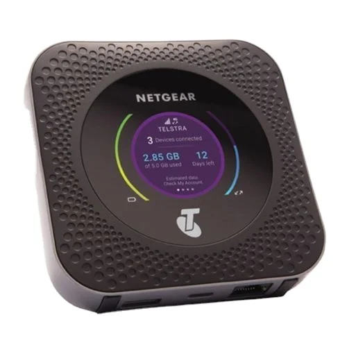 

Unlocked Netgear M1 Nighthawk MR1100 4G Gigabit LTE mobile router Hotspot Cat16 WiFi Routers Support 4G Band 1/3/7/8/28, Black