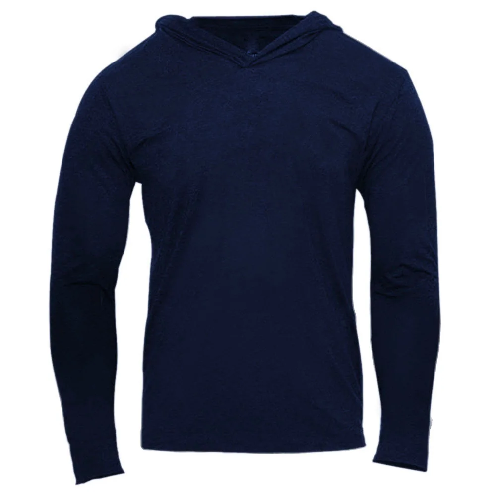 

Mens hoodies lightweight design soild color for sports and fitness